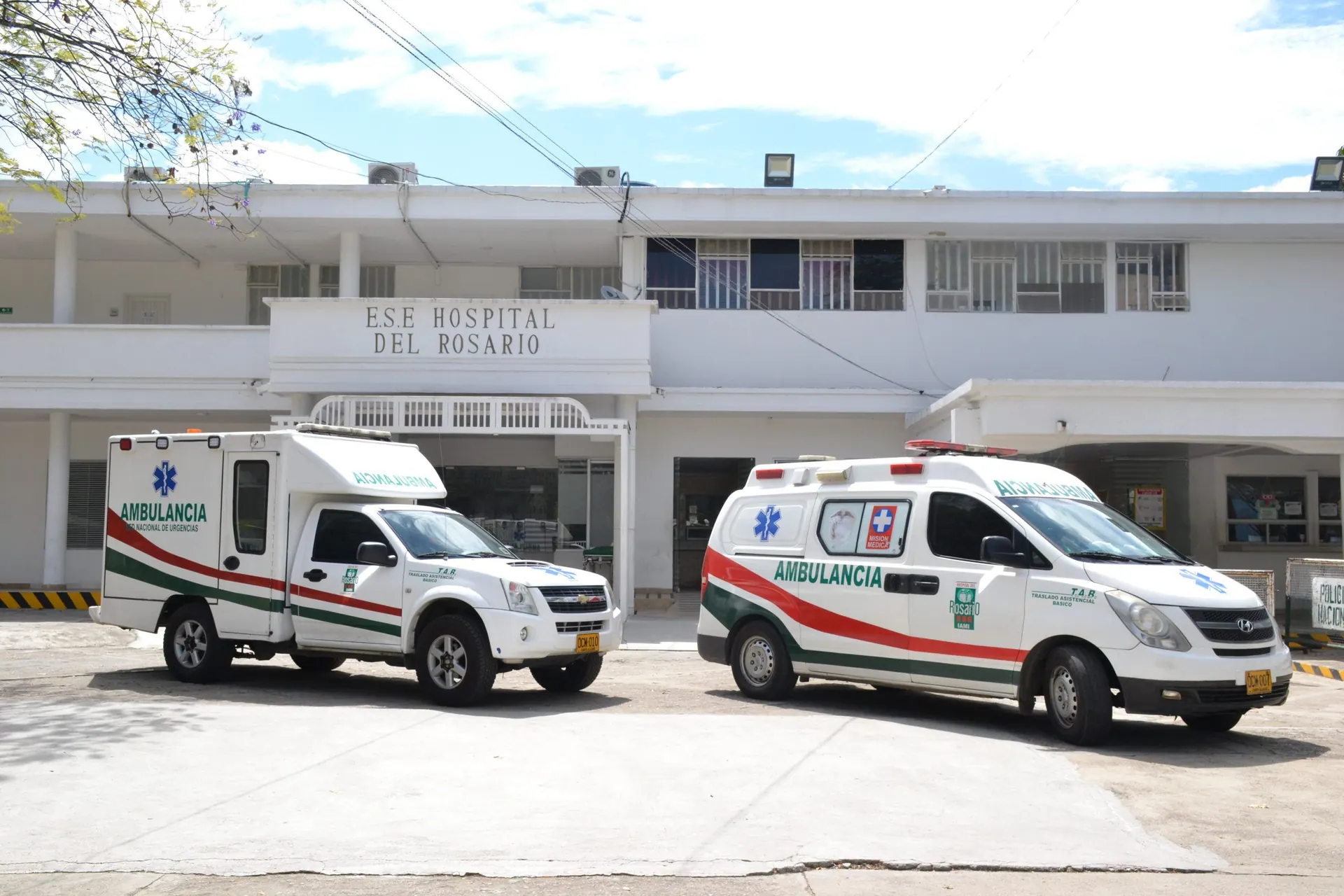 Ambulancias del Hospital del Rosario